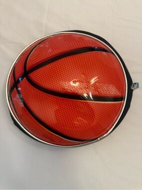 Kids Basketball-Shaped Carry Pouch - Orange